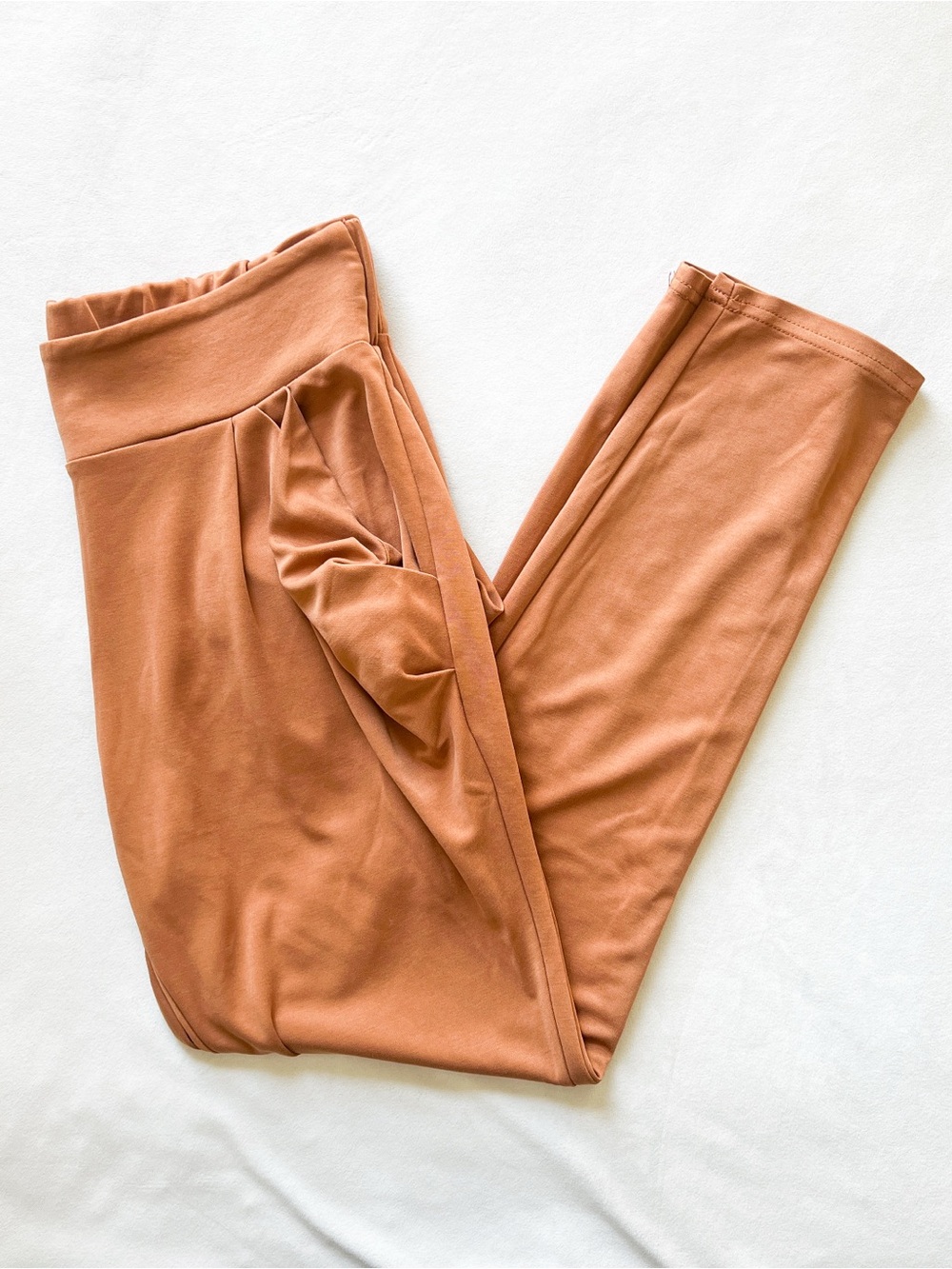 Free People Brown Drapey Track Pants - Small